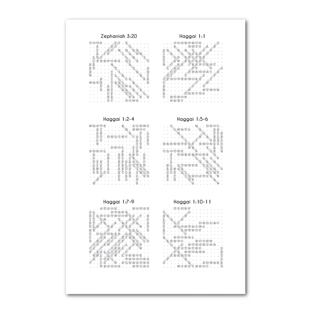 ST Zephaniah through Malachi 2 puzzle answers.webp