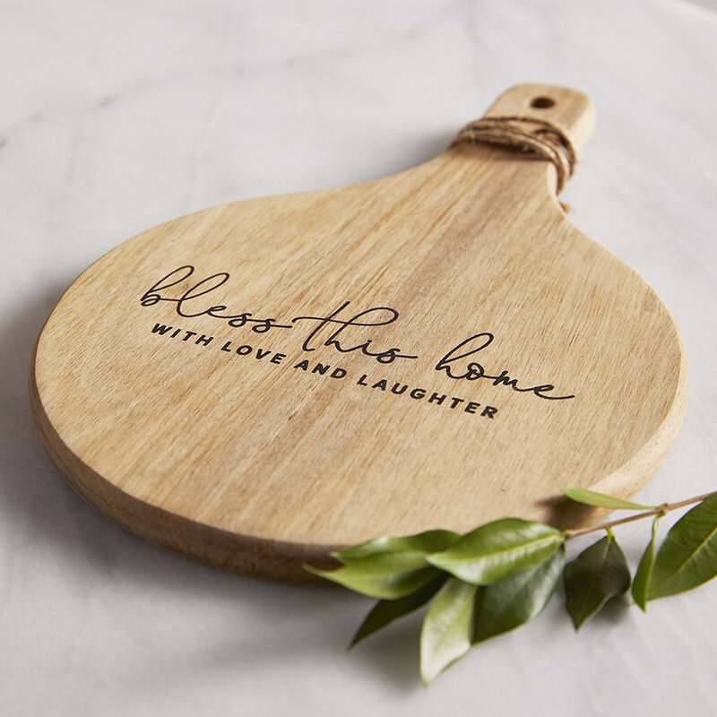 Wood Cheese Board Set - Bless This Home