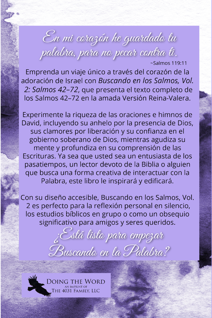 Buscando en los Salmos: Salmos 42-72