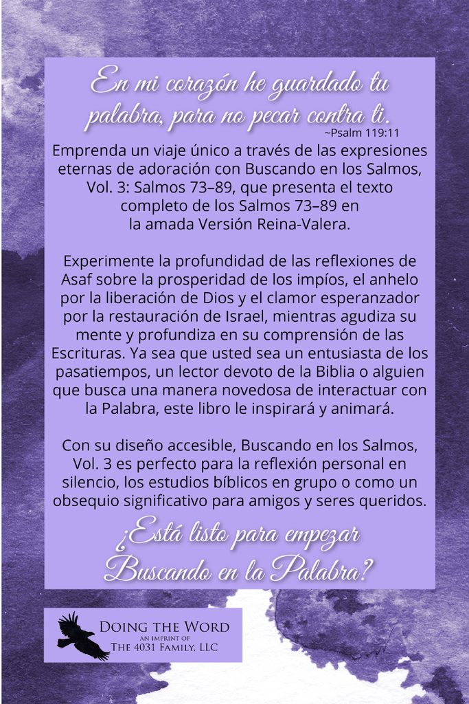 Buscando en los Salmos: Salmos 73-89