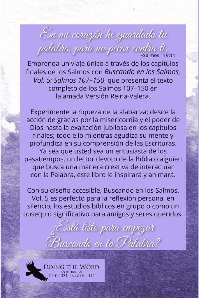 Buscando en los Salmos: Salmos 107-150