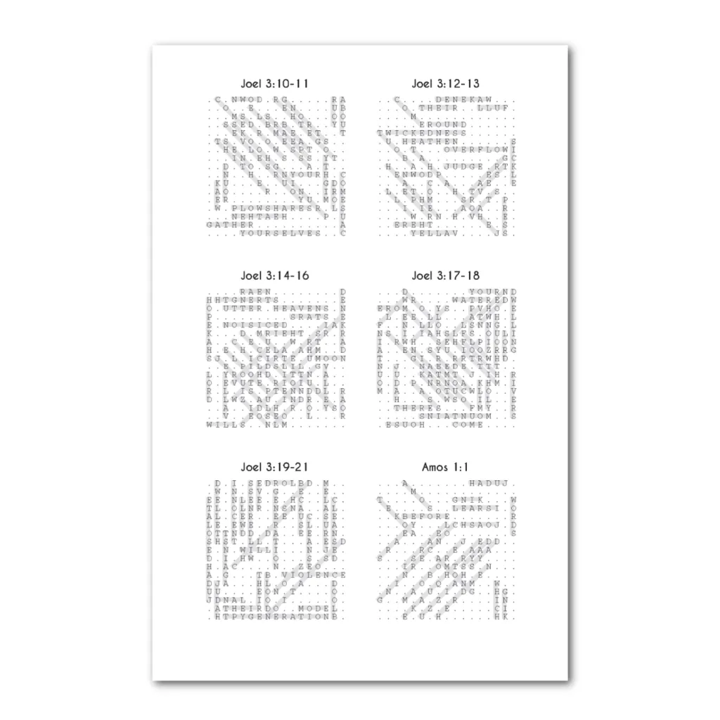 ST Hosea through Amos 3 puzzle answers.webp