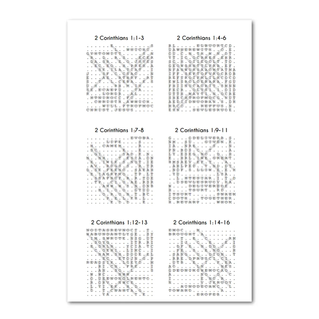 ST Corinthians 2 puzzle answers.webp