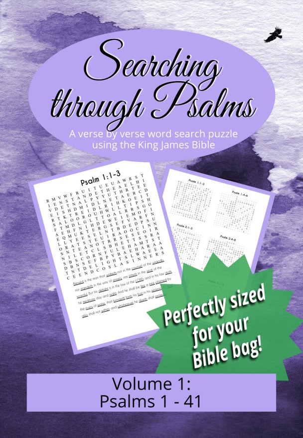 Searching through Psalms 1 (6"x9"): Psalms 1-41