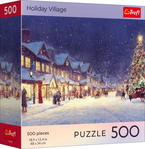 Holiday Village 500 Piece Puzzle