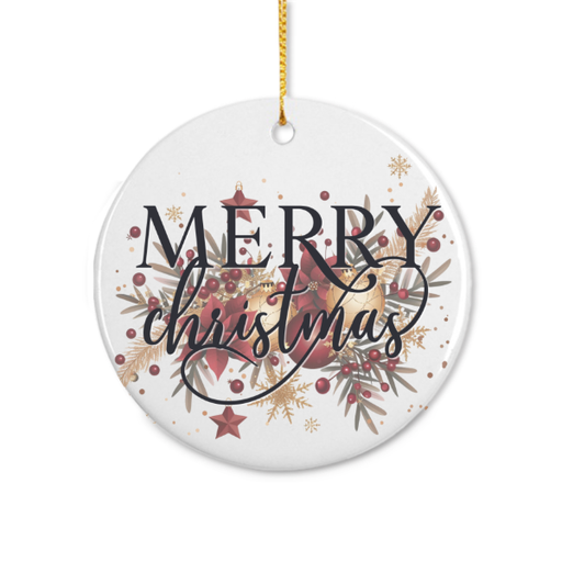 [KJ8LWY] Merry Christmas Ornament