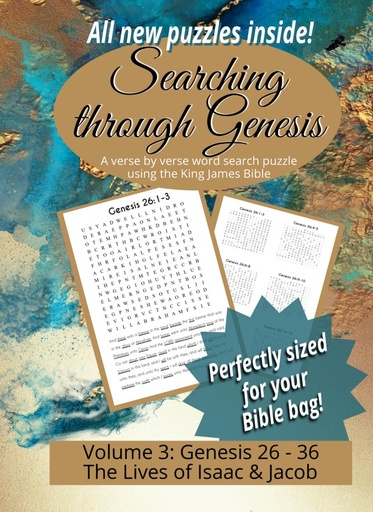 [STGP3] Searching through Genesis (6"x9"): The Lives of Isaac & Jacob (Chapters 26-36)